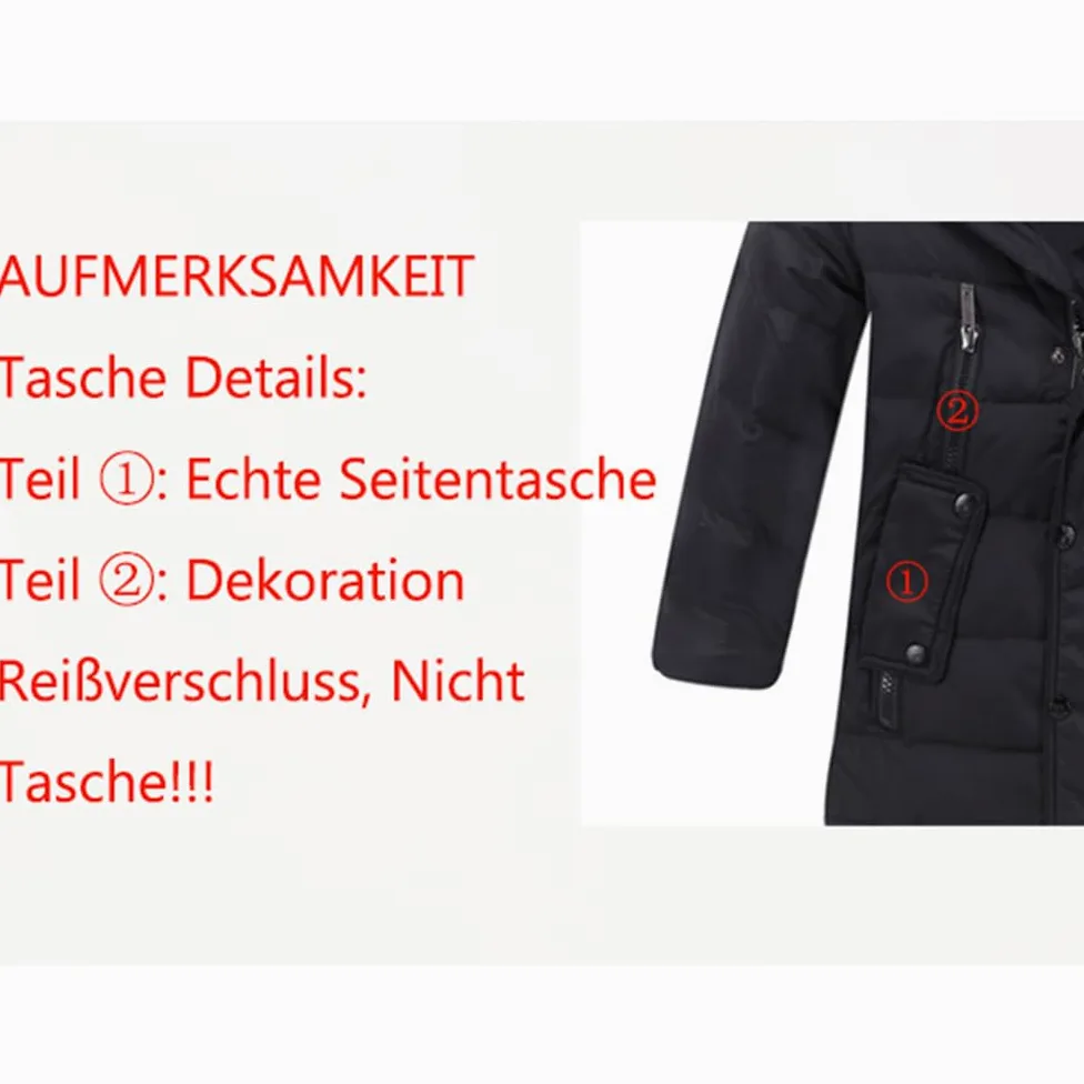 Vogstyle Jungen Winterjacke mit Kapuze Jacken Blouson Kinder Kapuzenparka Warm Blouson Wintermantel