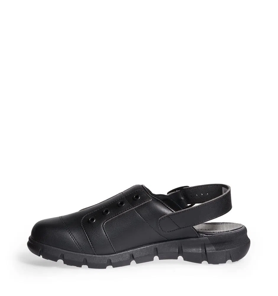 Abeba Clog 7361 - Dynamic Mikrofaser, schwarz zertifiziert
