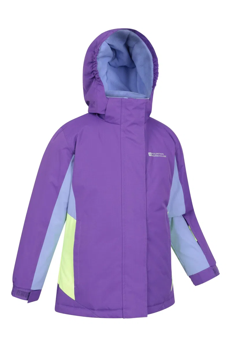 Mountain Warehouse Honey Skijacke für Kinder - Schneedicht, Kinderjacke mit Fleecefutter, Schneerock, Winterjacke- Hält Kinder warm