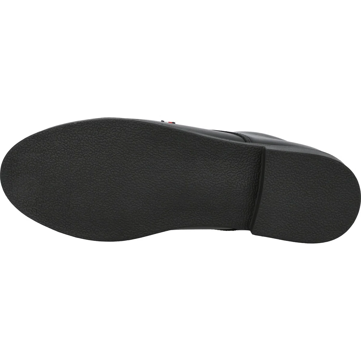 Tommy Hilfiger Lace-up Schuh mit glattem Finish, Samir, Schwarz, 35