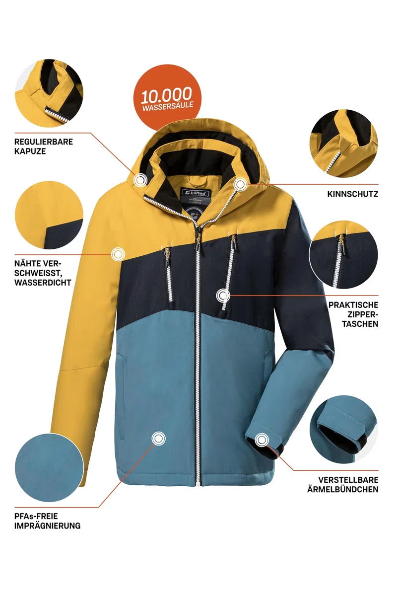 Killtec Jungen Kow 204 Bys Jckt Outdoorjacke/Funktionsjacke mit Kapuze