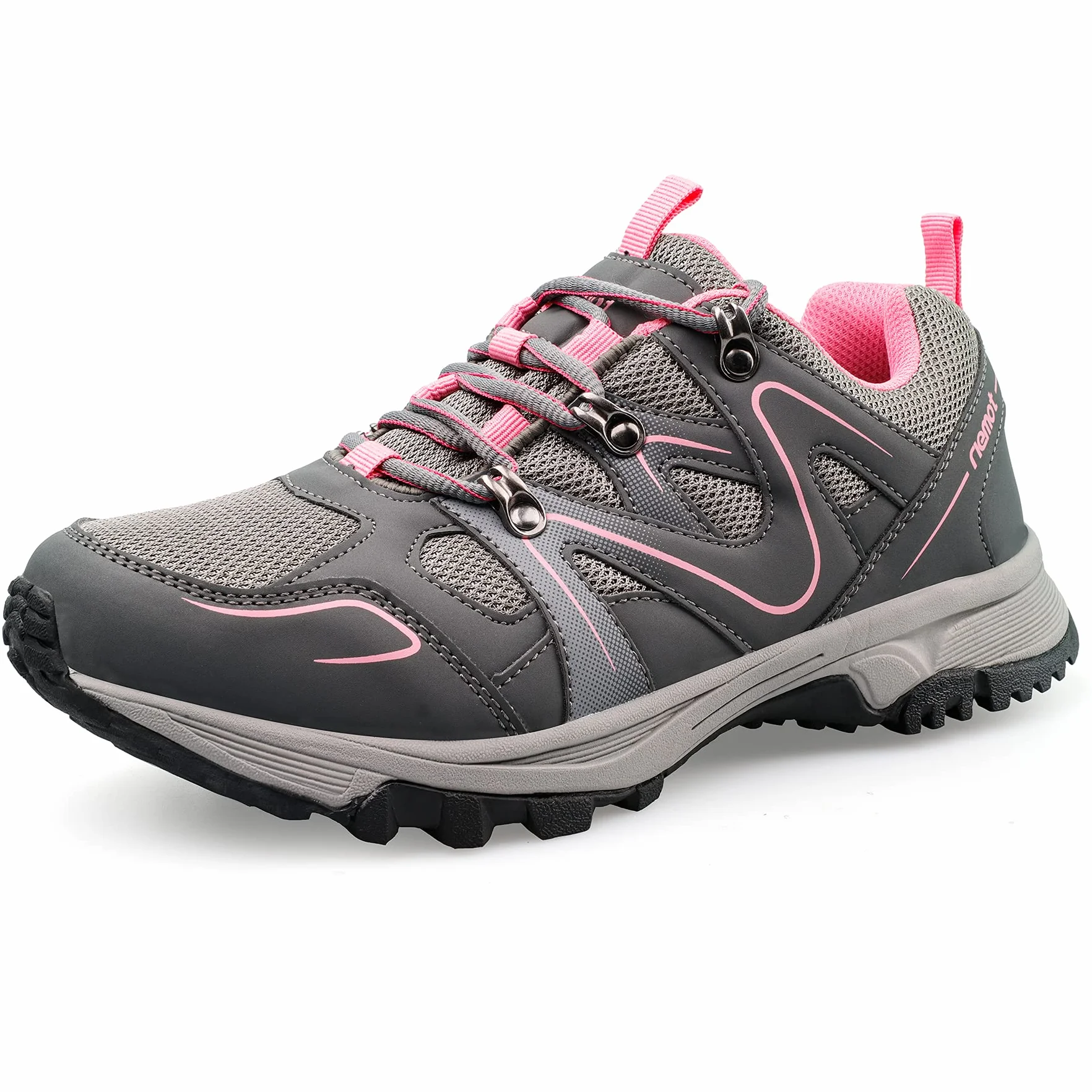 Wanderschuhe Damen Trekkingschuhe Atmungsaktiv rutschfeste Trekking Schuhe Leicht Outdoorschuhe für Wanderungen, Trekking und Den Alltag