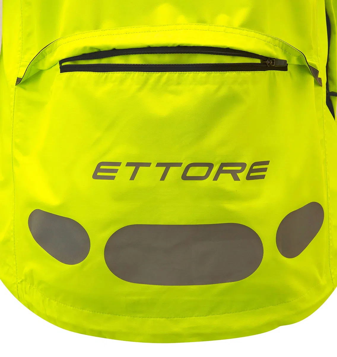 Ettore wasserdichte Atmungsaktive Herren Fahrradjacke Hohe Sichtbarkeit Hi-Vis - Night Eagle