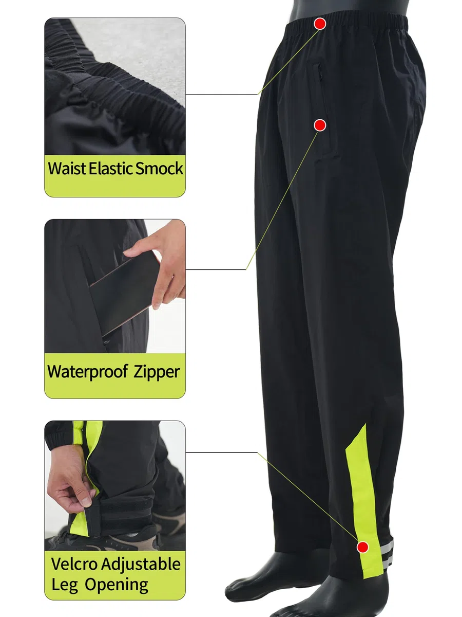 Regenanzug für Herren und Damen, wasserdichte Regenjacke für Motorrad, Golf, Wandern, Radfahren, Regenausrüstung