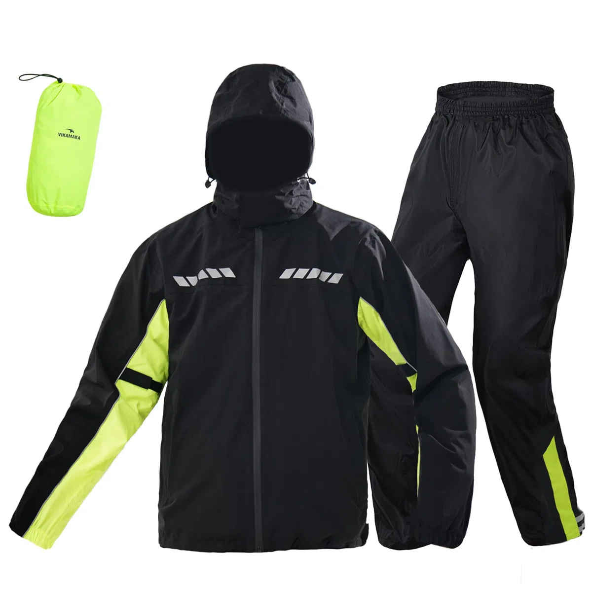 Regenanzug für Herren und Damen, wasserdichte Regenjacke für Motorrad, Golf, Wandern, Radfahren, Regenausrüstung