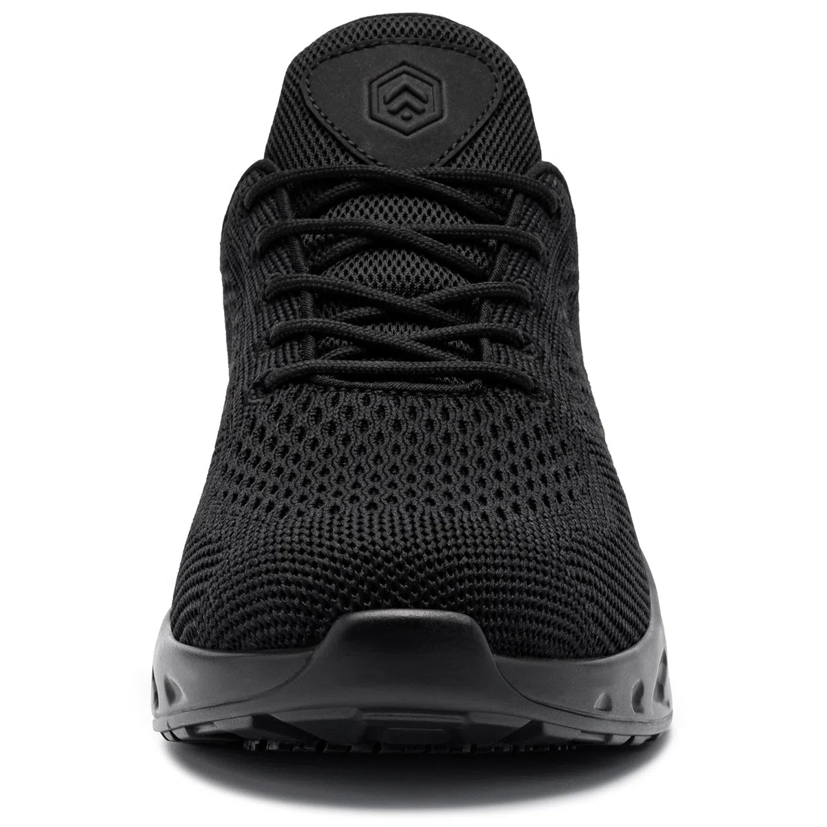 LARNMERN Wasserdicht Schuhe Laufschuhe Herren Sportschuhe Kochschuhe rutschfeste Turnschuhe Fashion Outdoor Casual Schuhe Fitness(Schwarz,47 EU Weit)