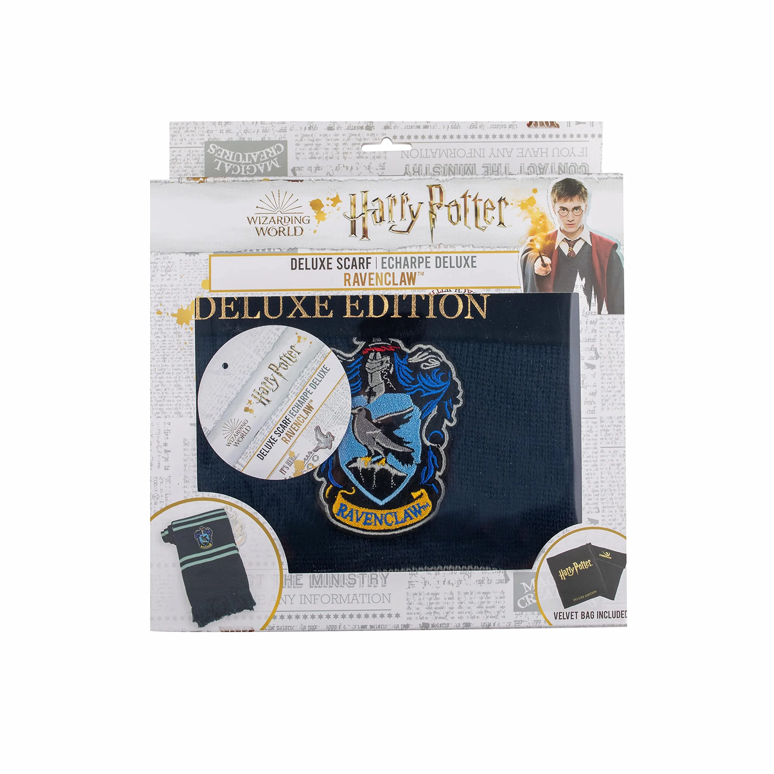 Cinereplicas Harry Potter - Deluxe Schal Ravenclaw - Offizielle Lizenz
