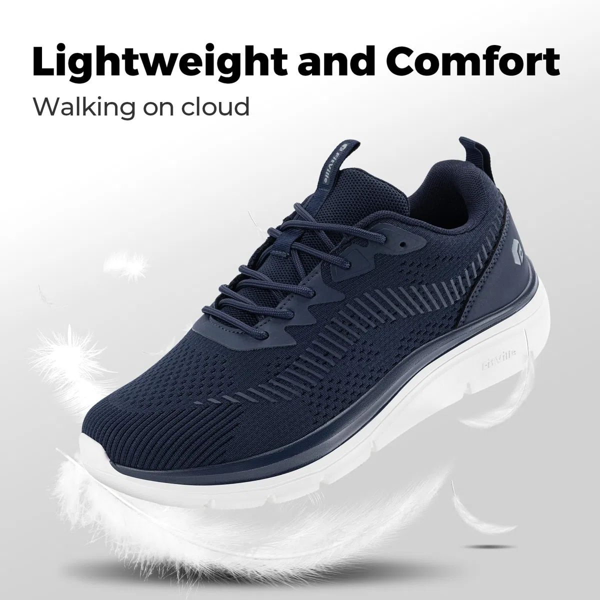 FitVille Walkingschuhe Herren Extra Weite Sneaker Atmungsaktive Laufschuhe Bequeme Sportschuhe für Breite Füße
