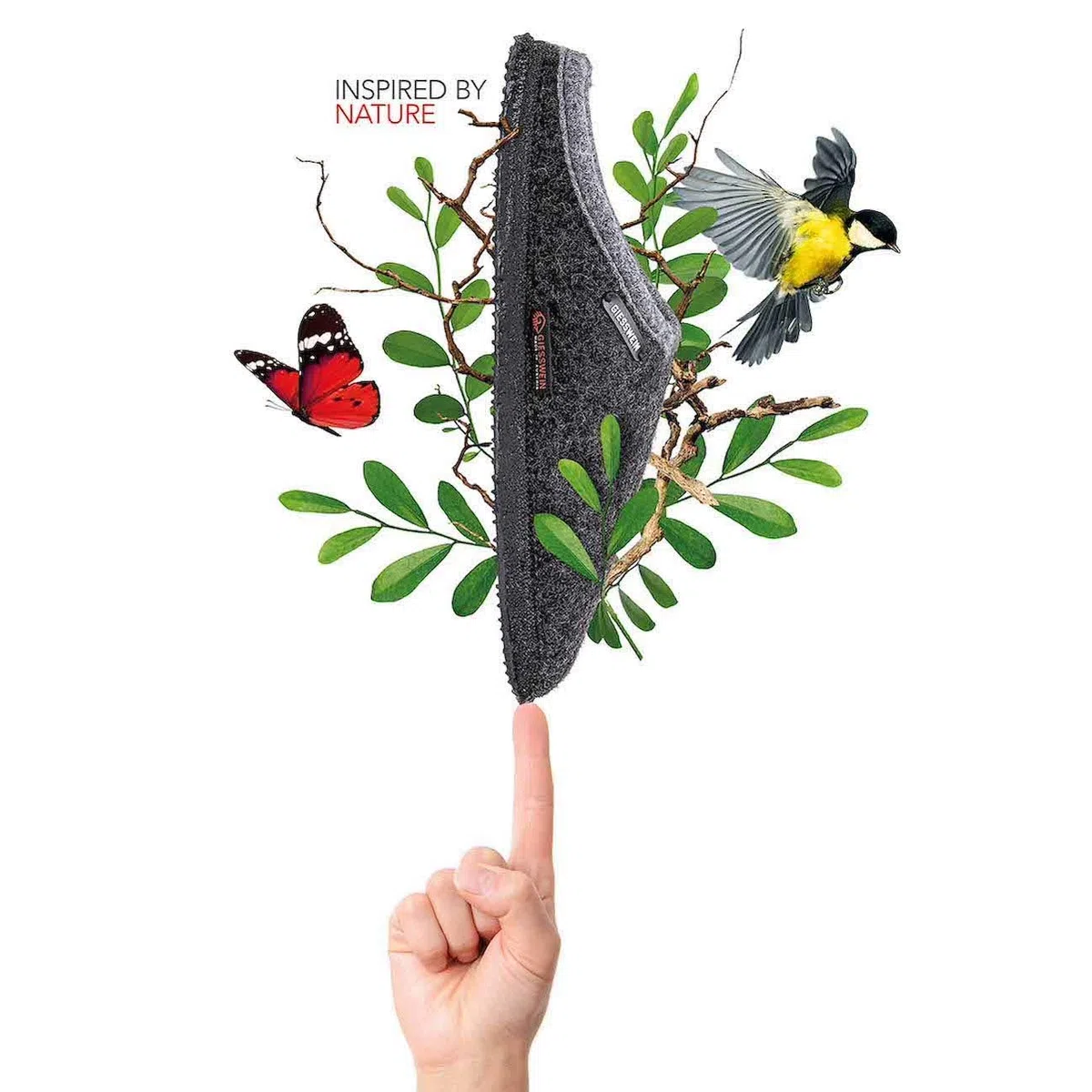 Giesswein Hausschuhe Dannheim - Warme Filz-Pantoffeln für Damen & Herren, Rutschfeste Pantoletten, Unisex Slippers aus Wolle‌