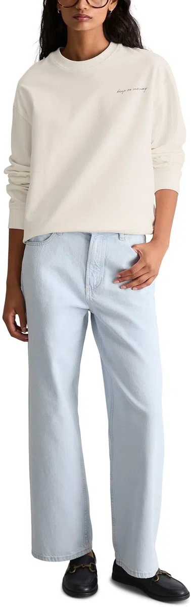 Marc O'Polo Denim Sweatshirt Oversized mit markantem Rückenprint