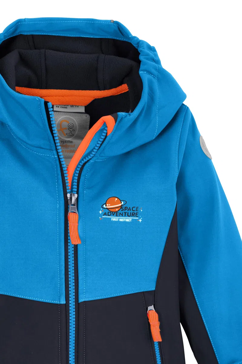 first instinct by killtec Unisex Fiow 5 Mns Sftshll Jckt Softshelljacke/Outdoorjacke mit Kapuze