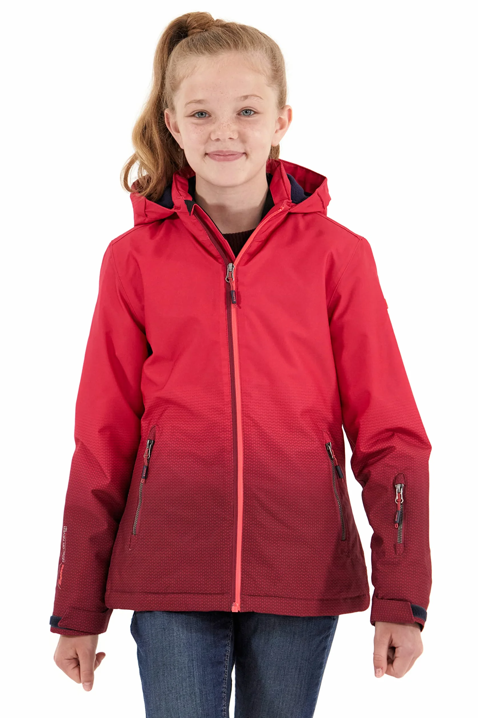 Killtec Mädchen Lynge Grls Jckt E Funktionsjacke Mit Kapuze Und Schneefang