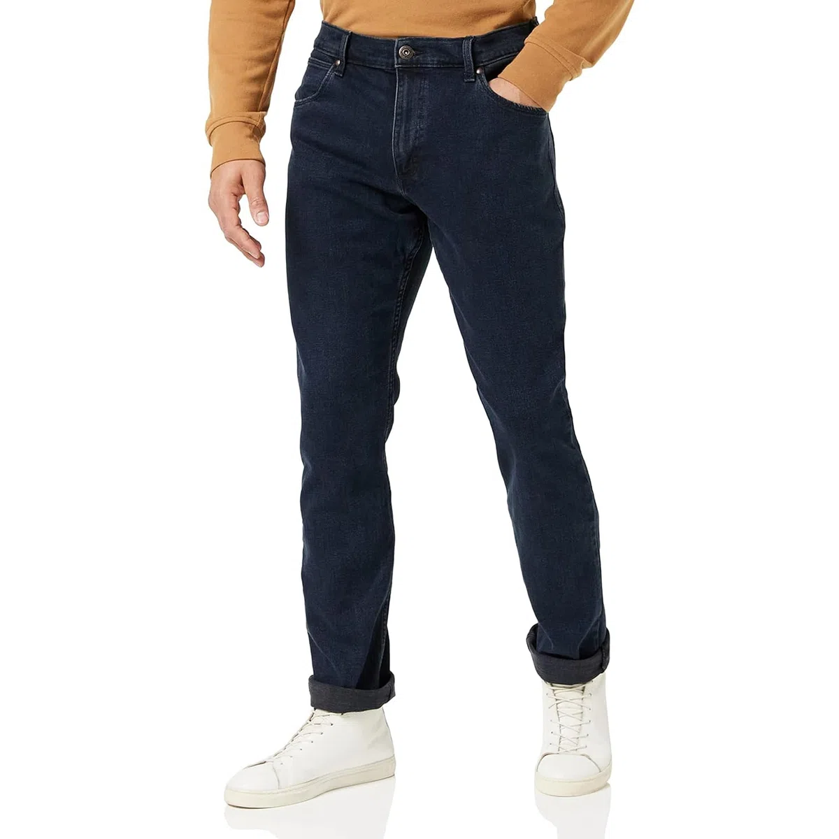 Wrangler Herren Jeans Regular - Mid Waist - Regular Fit - Blau Schwarz W30-W44