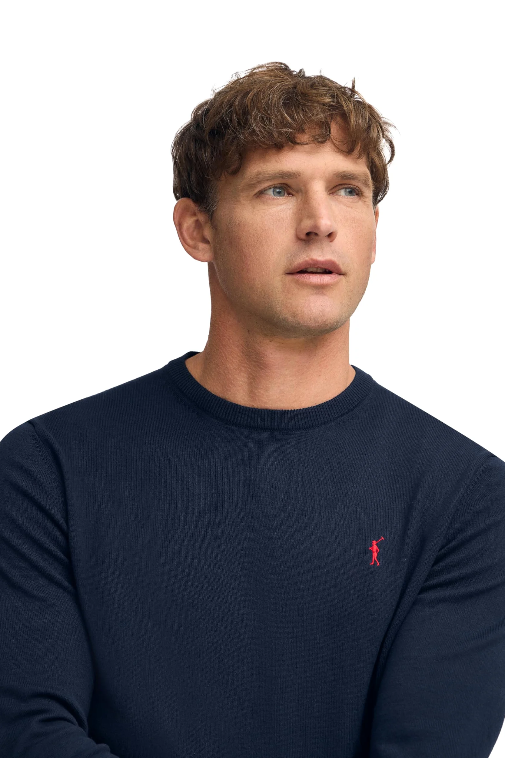 Polo Club Strickpullover mit Zopfmuster mit Rigby Go-Logo - Herren - 100% Baumwolle