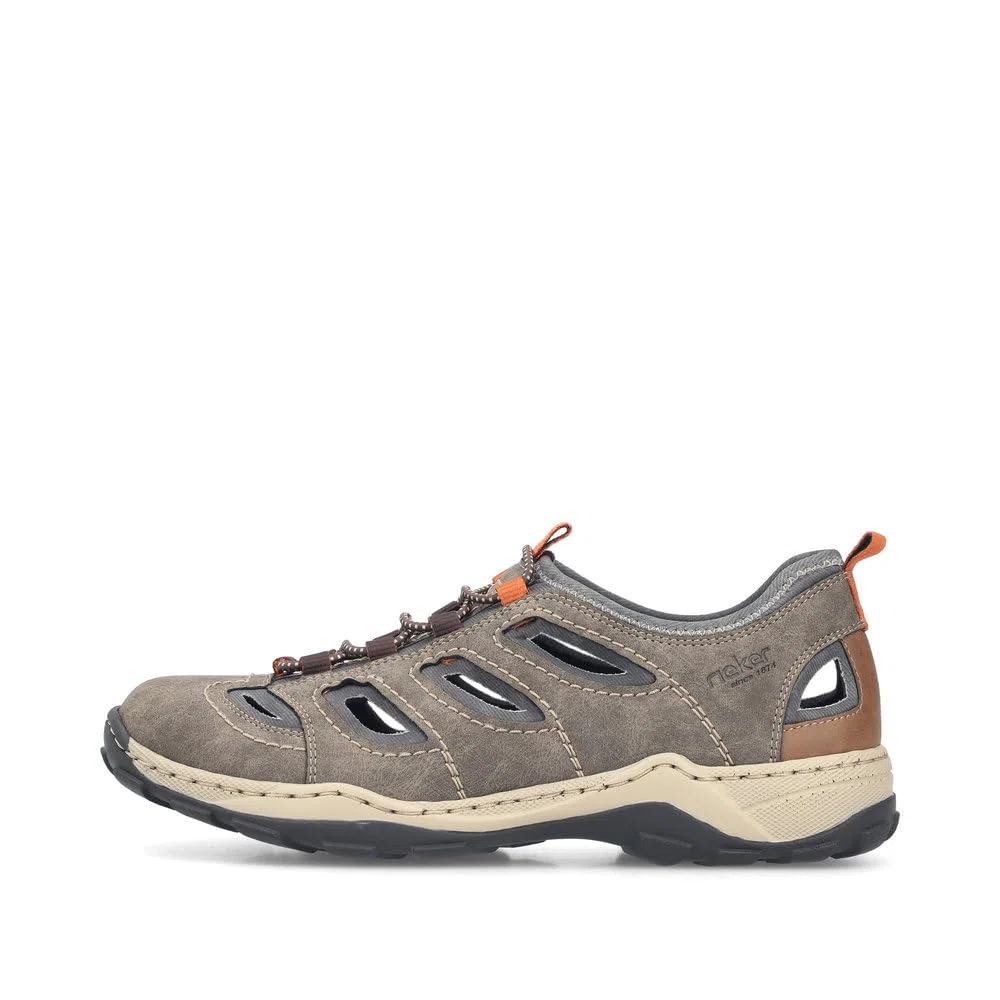 Rieker Herren Slip-On Sneaker 08065, Männer Halbschuhe