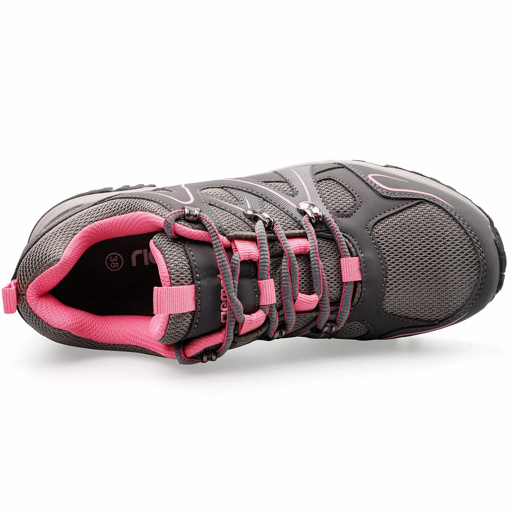 Wanderschuhe Damen Trekkingschuhe Atmungsaktiv rutschfeste Trekking Schuhe Leicht Outdoorschuhe für Wanderungen, Trekking und Den Alltag