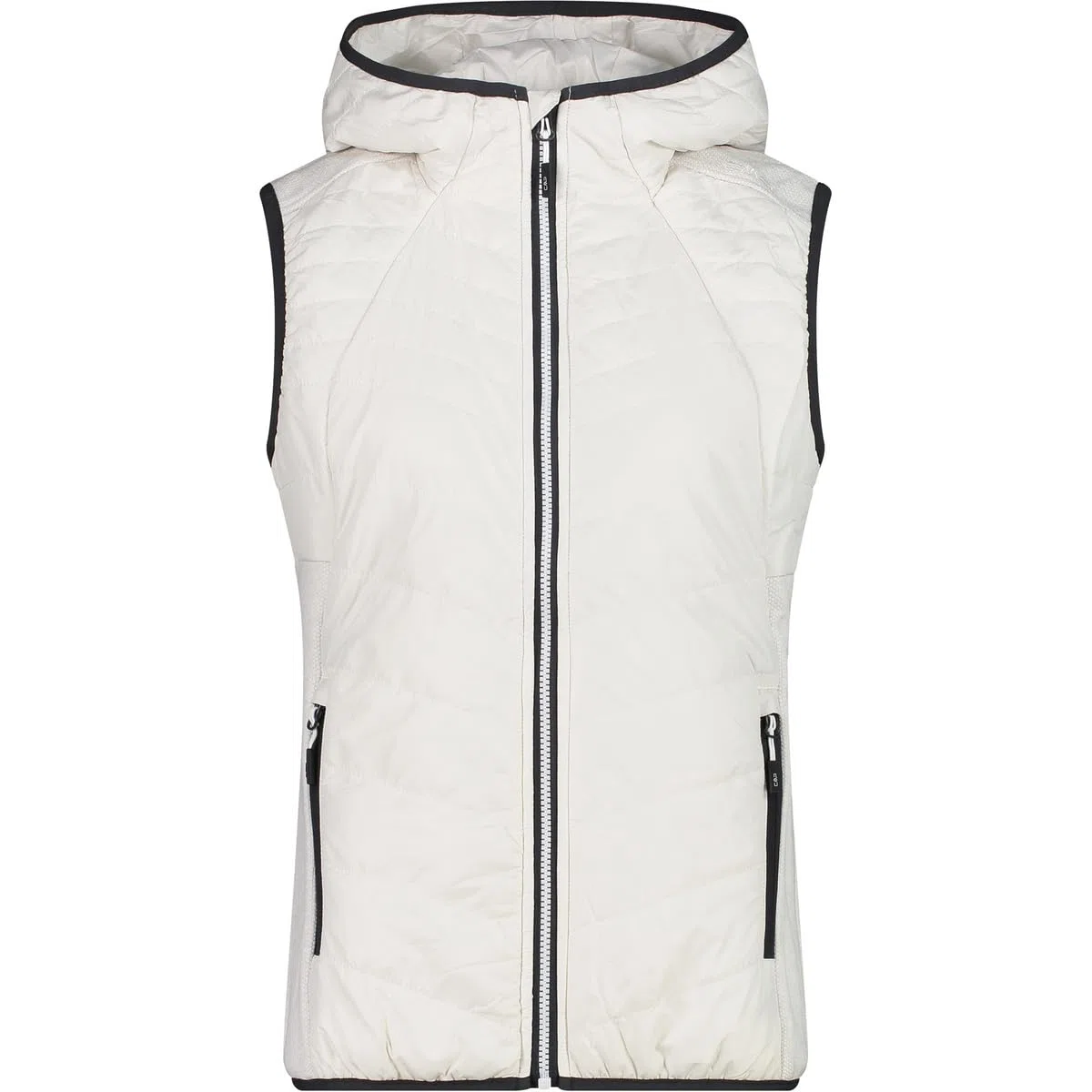 CMP Damen Hybrid Hoodie Weste Steppweste