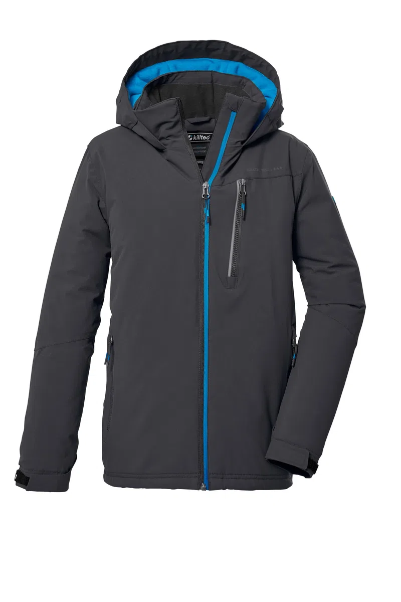 Killtec Jungen Kow 159 Bys Jckt Funktionsjacke mit Kapuze/Winterjacke ist wasserdicht