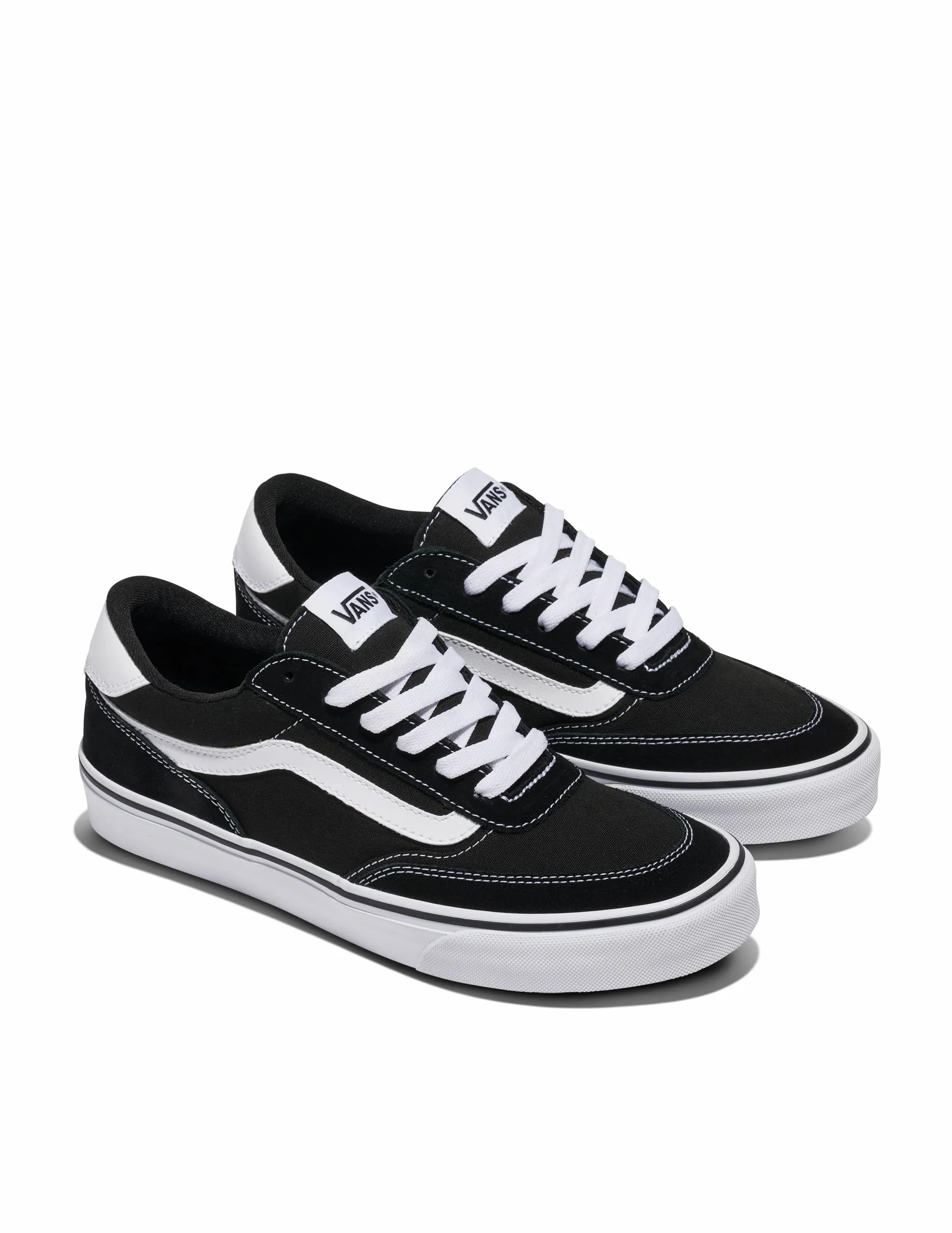 Vans Herren Turnschuhe Brooklyn Aus Wildleder, Black/Asphalt