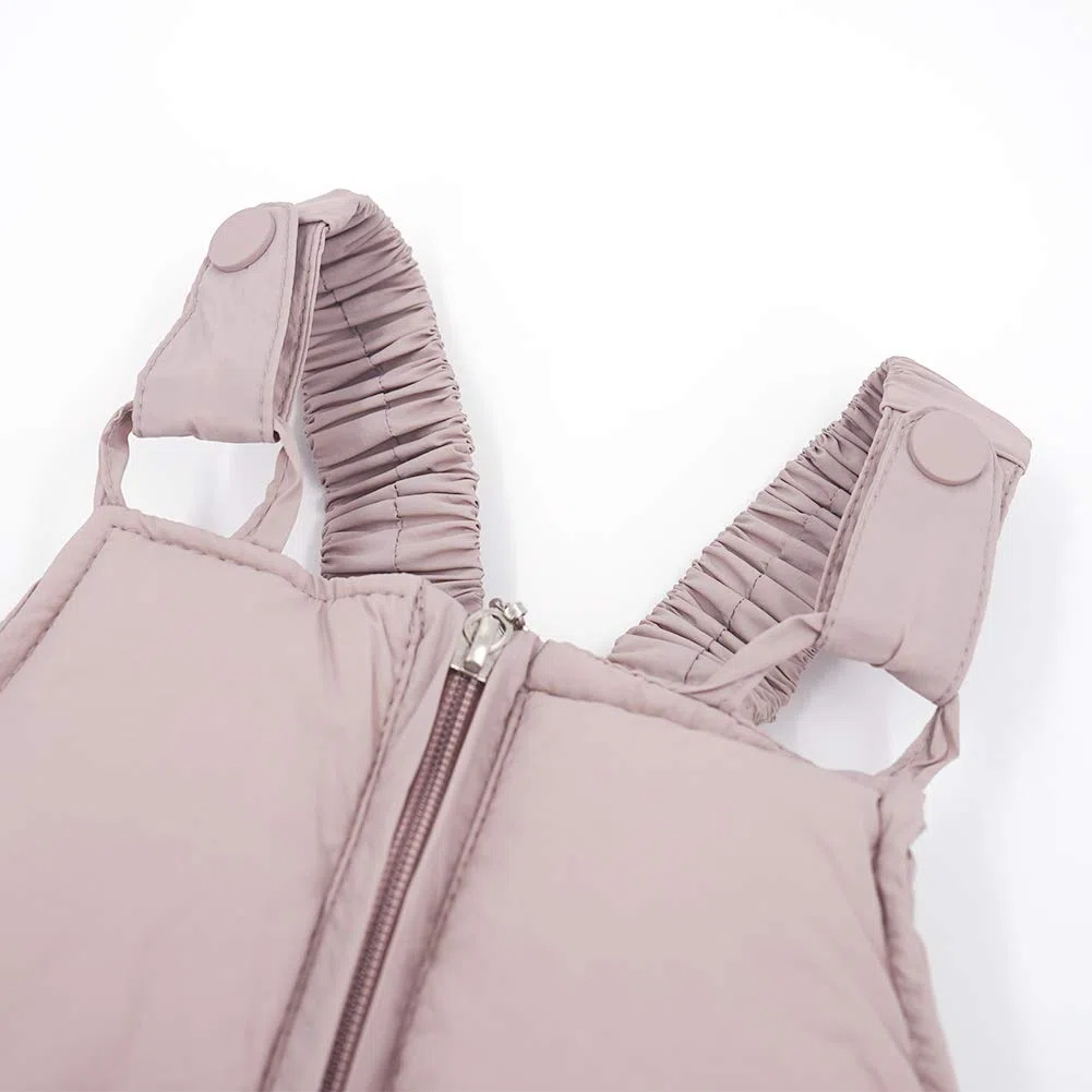 Happy Cherry - Schneehose für Jungen Winter Schnee Latzhose Daunen Baumwolle Skihose Schnee Skifahren Thermische Hitze Heiße Outdoor Winddichte leichte Hose