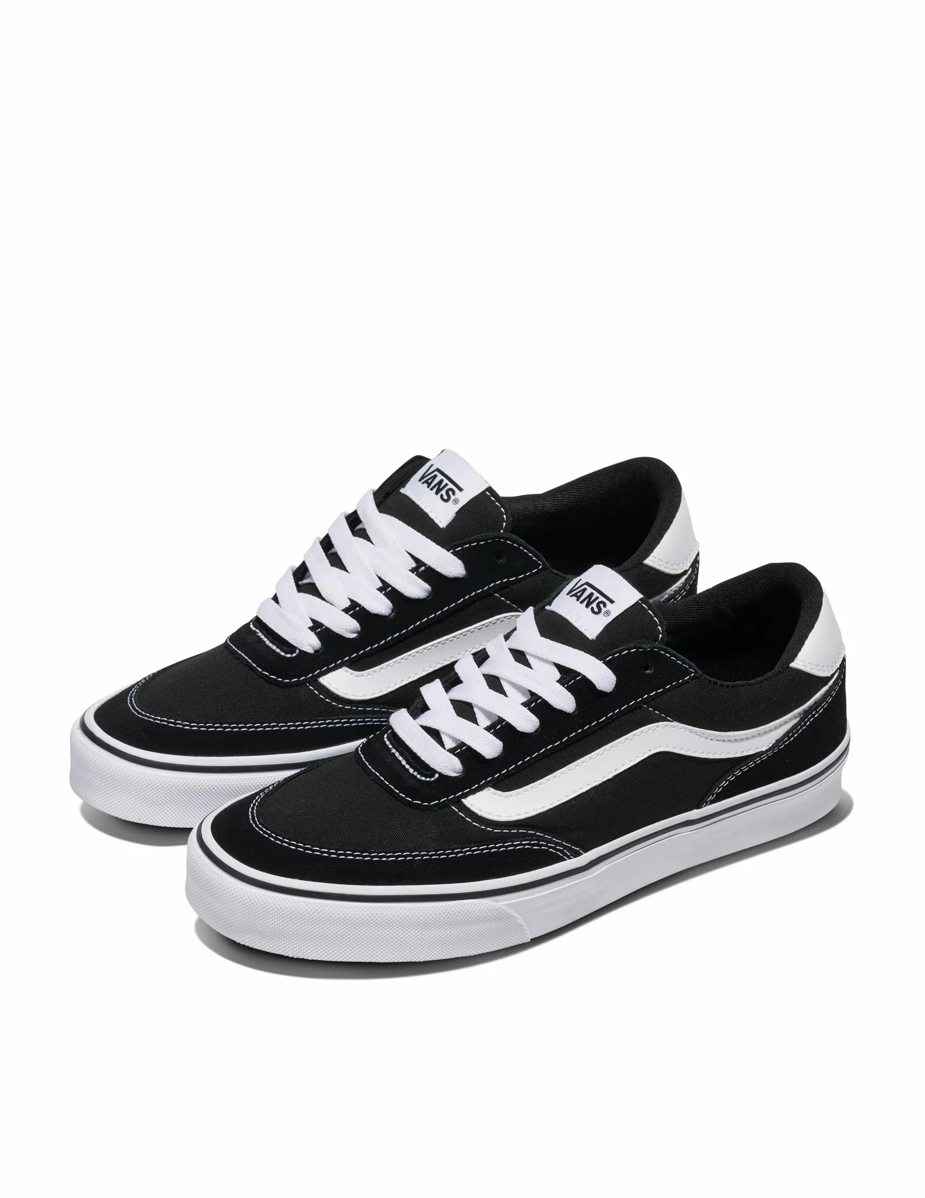 Vans Herren Turnschuhe Brooklyn Aus Wildleder, Black/Asphalt