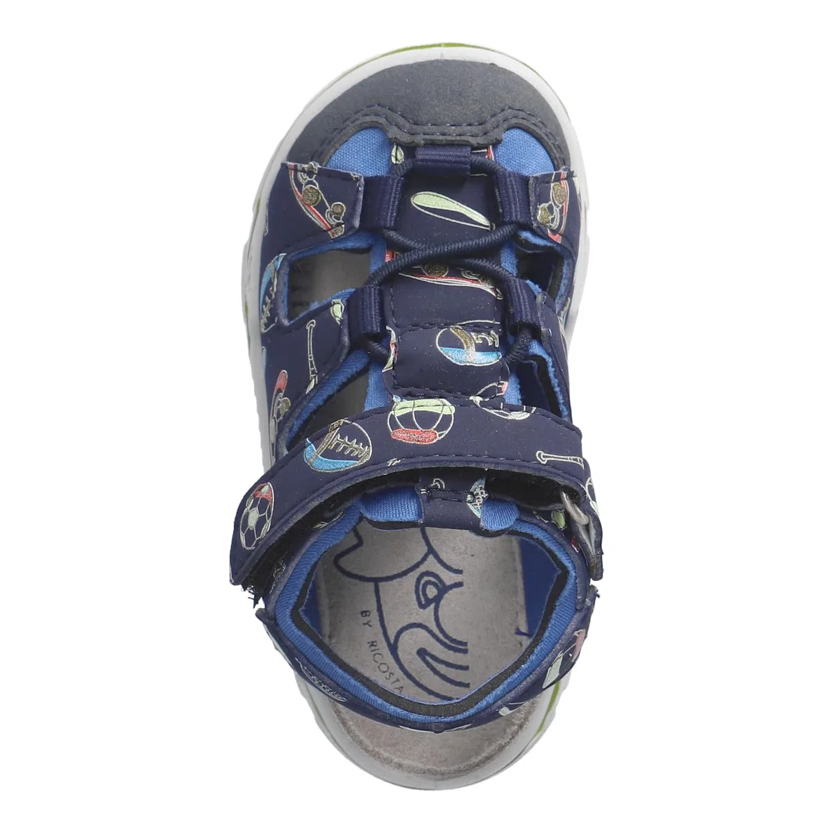 RICOSTA Mädchen und Jungen Sandalen Gery, Kinder Lauflernschuhe, Weite: MITTEL