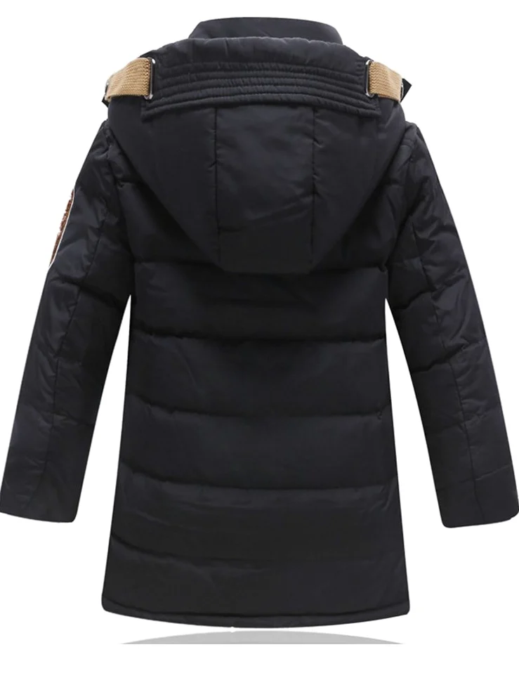 Vogstyle Jungen Winterjacke mit Kapuze Jacken Blouson Kinder Kapuzenparka Warm Blouson Wintermantel