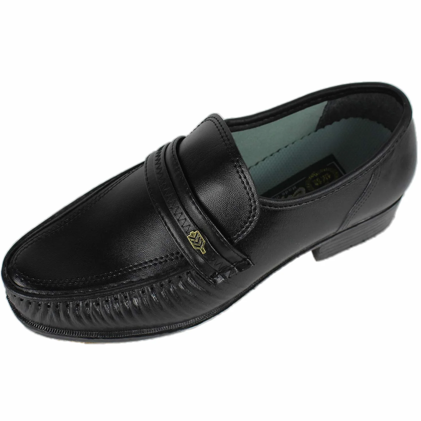 Erwachsene Kinder Tanzschuhe aus Leder für Michael Jackson Space Sliding Step Lederschuhe mit Socke, Schwarz - Schwarz - Größe: 43 EU
