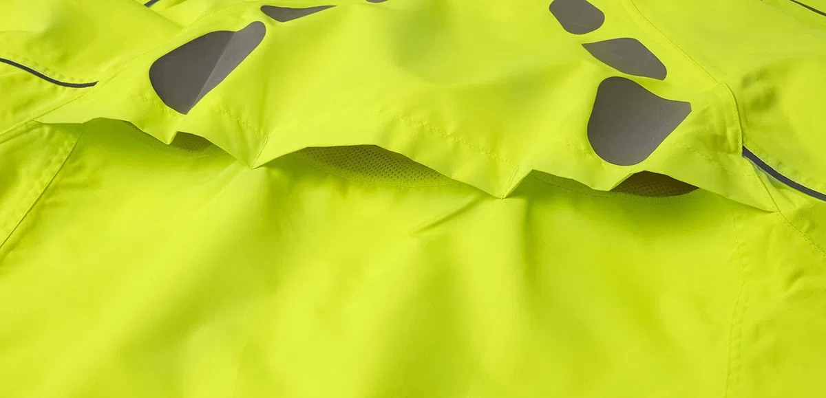 Ettore wasserdichte Atmungsaktive Herren Fahrradjacke Hohe Sichtbarkeit Hi-Vis - Night Eagle