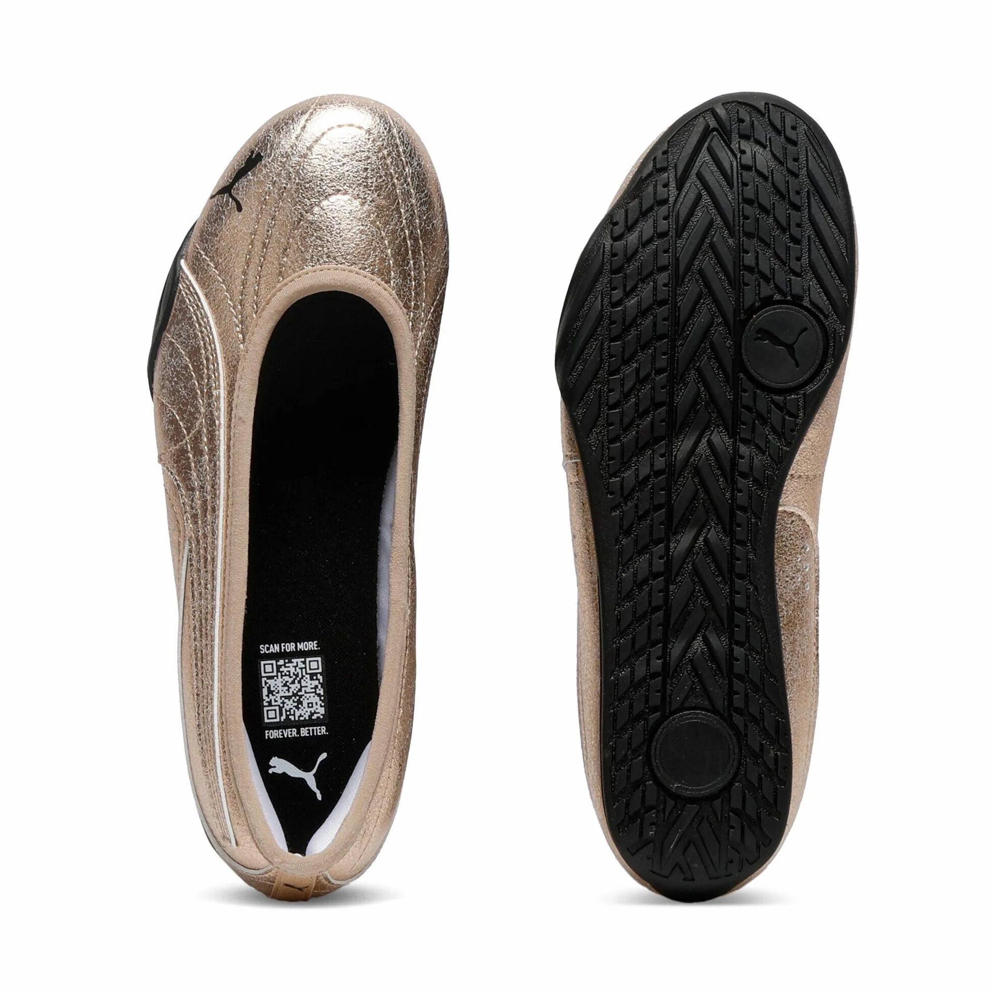 Puma Damen Catch Soleil Ballerina MetallicSneaker