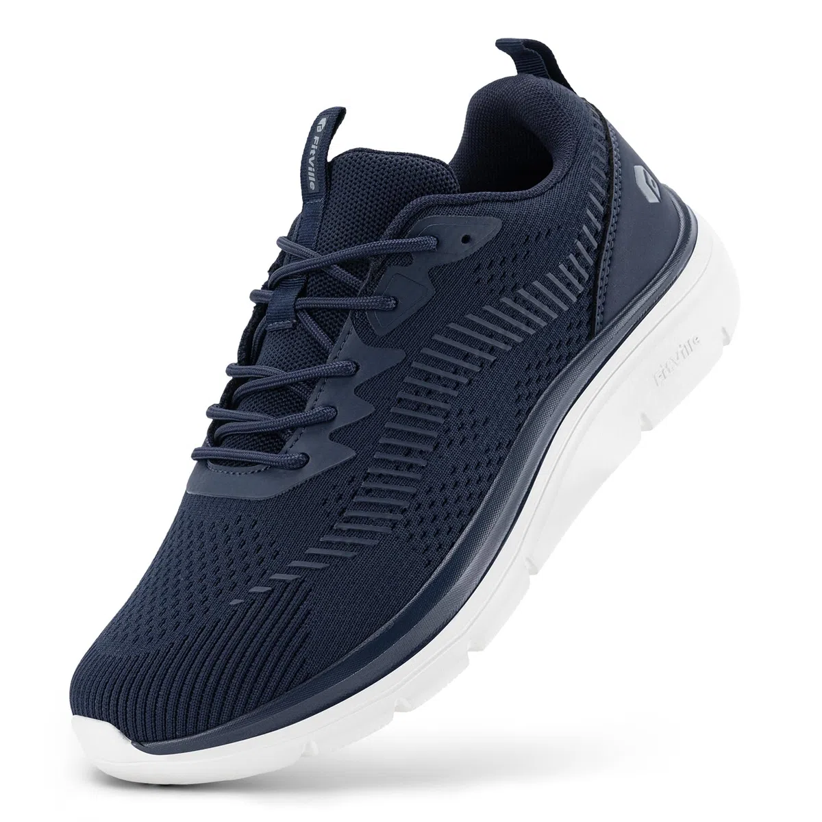 FitVille Walkingschuhe Herren Extra Weite Sneaker Atmungsaktive Laufschuhe Bequeme Sportschuhe für Breite Füße
