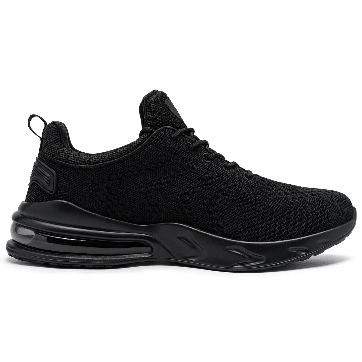 LARNMERN Wasserdicht Schuhe Laufschuhe Herren Sportschuhe Kochschuhe rutschfeste Turnschuhe Fashion Outdoor Casual Schuhe Fitness(Schwarz,47 EU Weit)