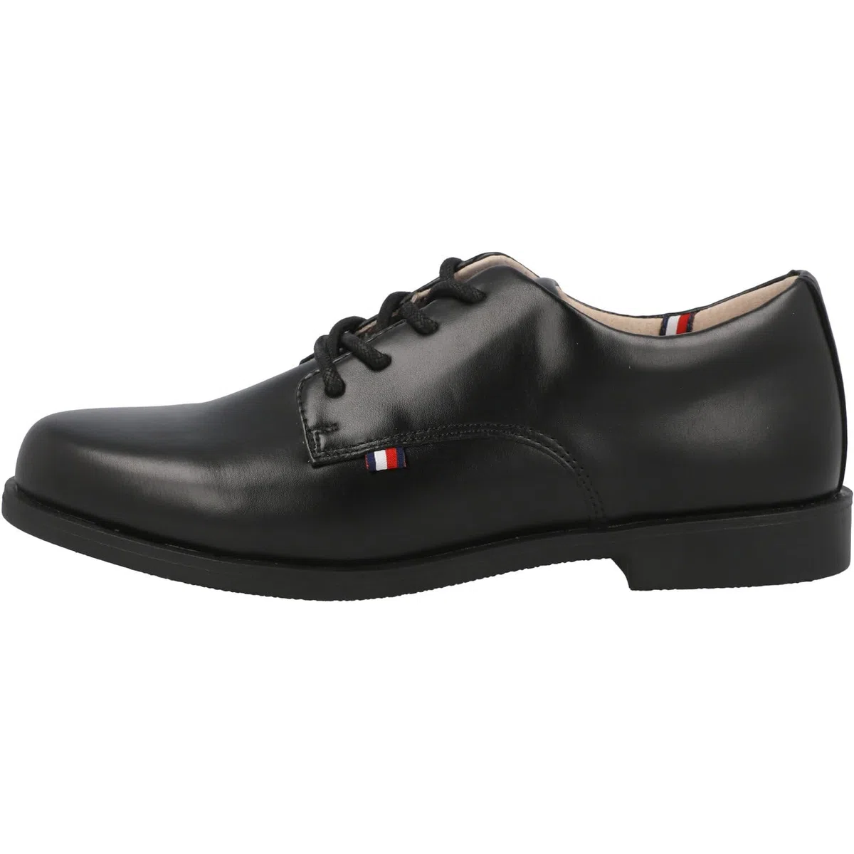 Tommy Hilfiger Lace-up Schuh mit glattem Finish, Samir, Schwarz, 35