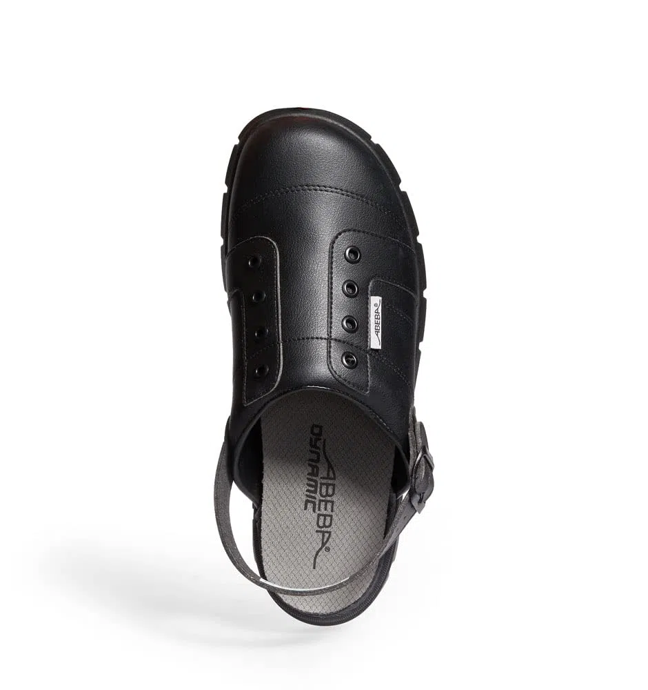 Abeba Clog 7361 - Dynamic Mikrofaser, schwarz zertifiziert
