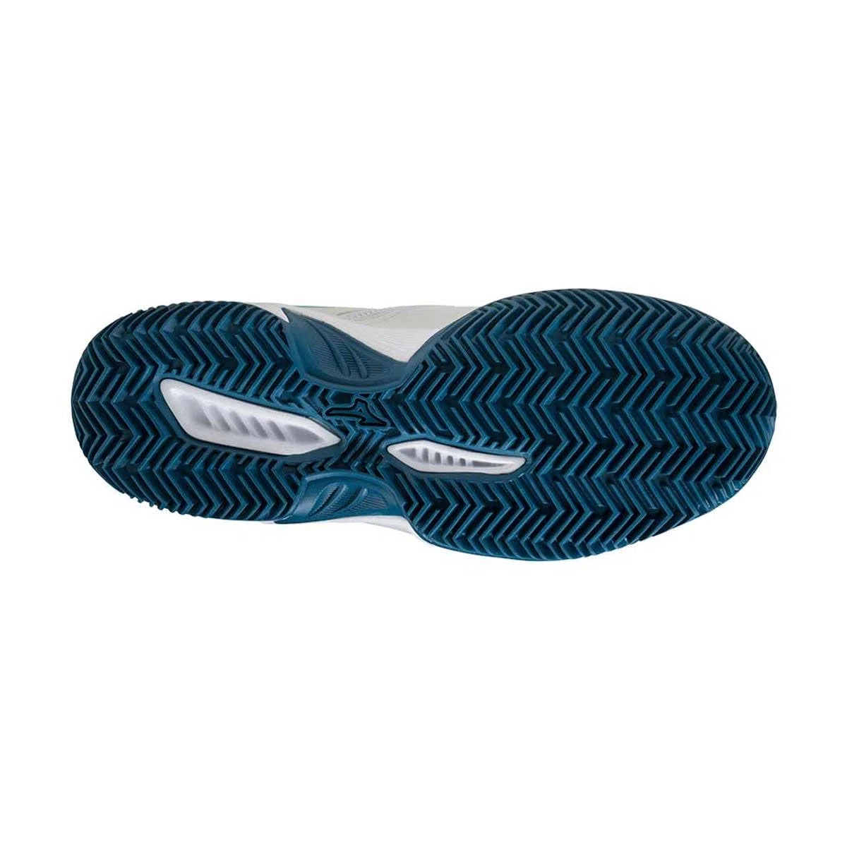 Mizuno Exceed Star Jr. Cc Tennisschuh für Kinder, Wht Moroccanb Turquoise - Größe: 36 2/3 EU