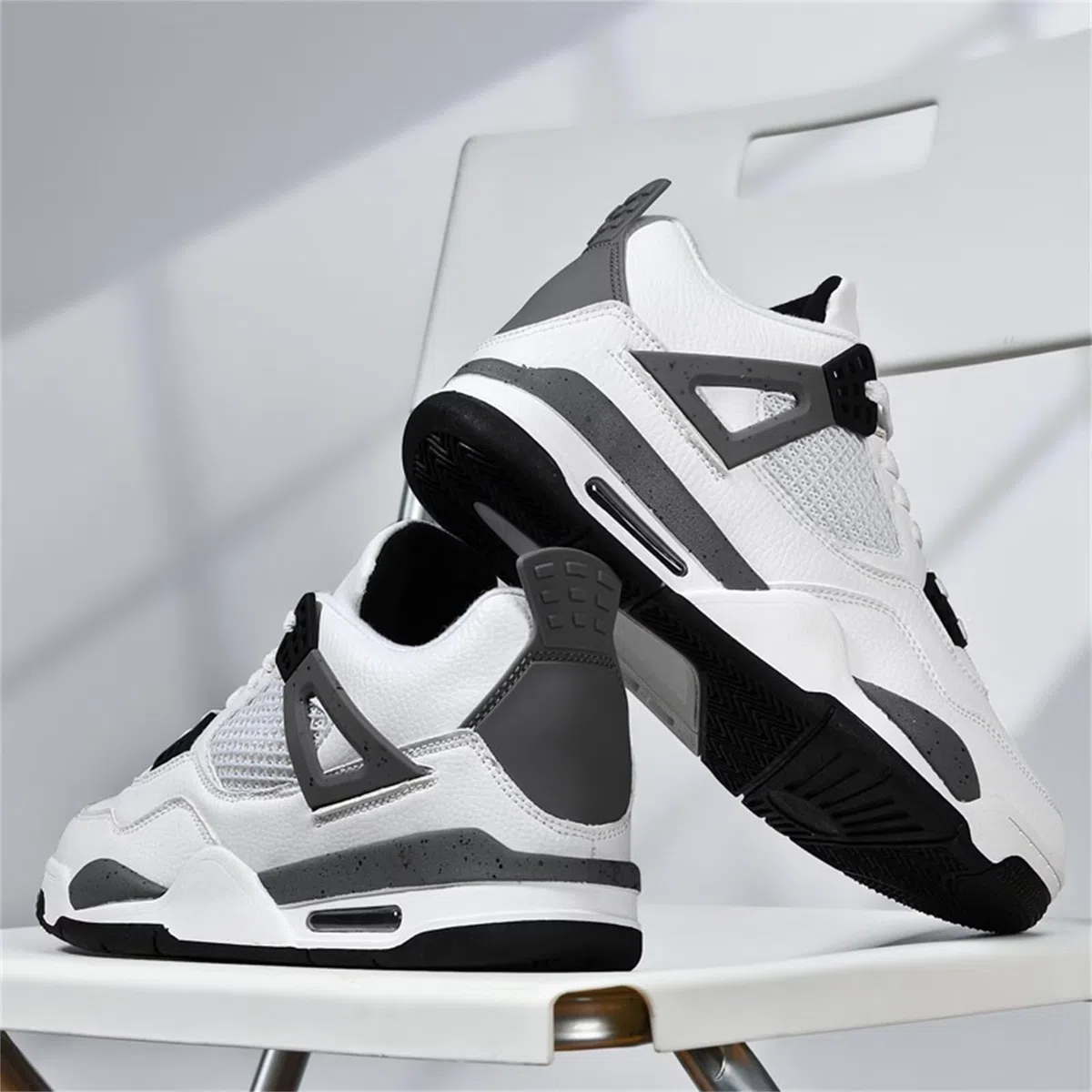 Klassische Herren-Skateschuhe Air 4 Retro, Fitness-Turnschuhe für Basketball, Freizeit, Arbeit, Laufen