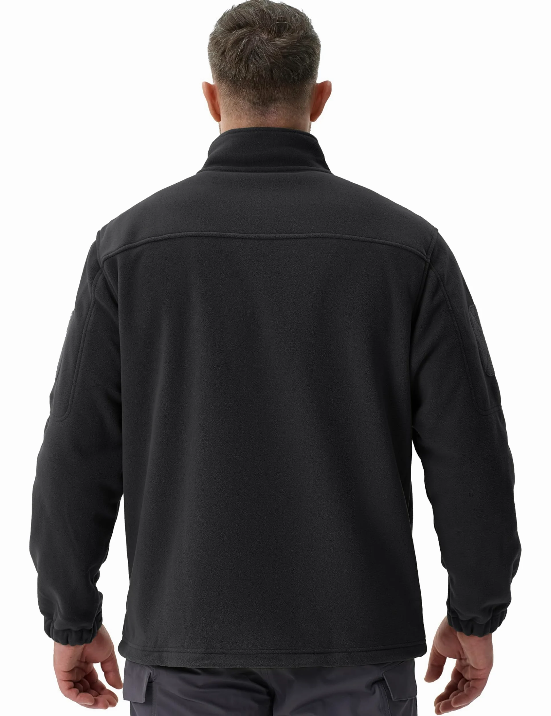 TACVASEN Herren Militär Outdoor Fleecejacke Warme Taktische Jacke Fleece Jacket