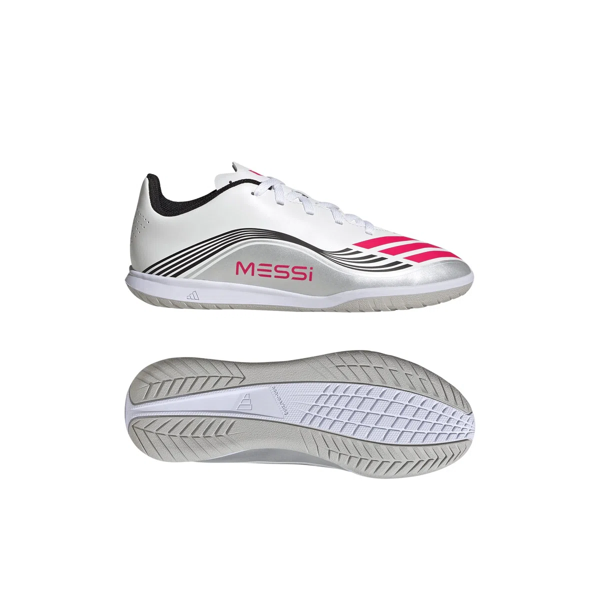 Adidas Unisex Kinder F50 Messi Club Indoor Football Boots KidsFußballschuhe