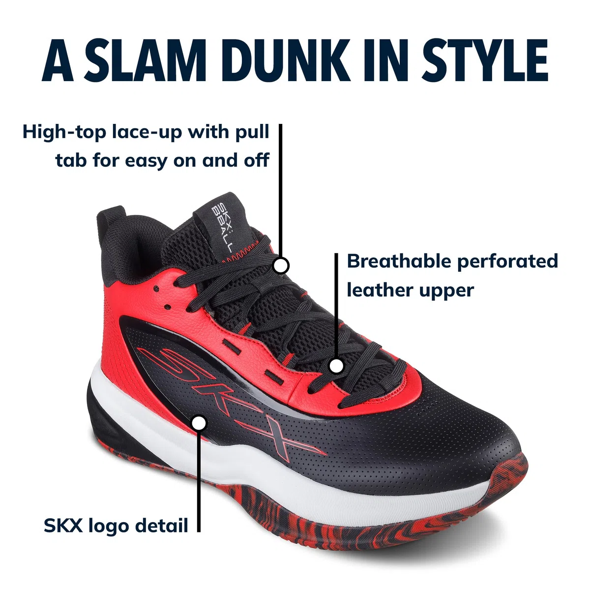 Skechers Herren Basketball Skx LeagueSneaker