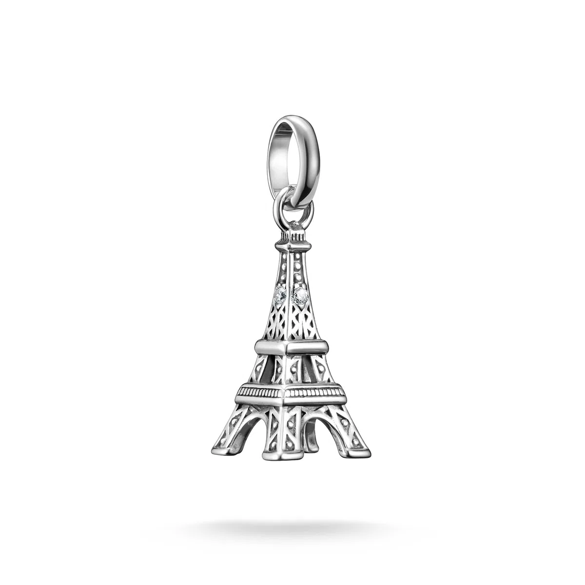THOMAS SABO Charm-Anhänger Eiffelturm Connect Silber Recyceltes 925 Silber, Geschw.