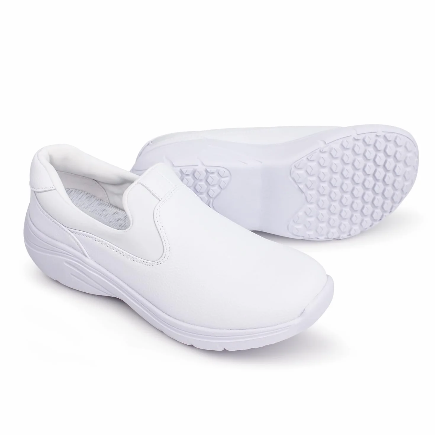 Hawkwell Damen-Schlupfschuhe, leichte Pflegeschuhe, Bequeme, rutschfeste Arbeitsschuhe