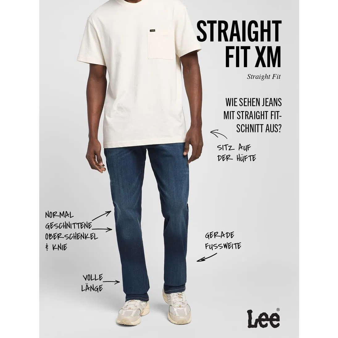 Lee Herren Jeans Straight Fit Xm