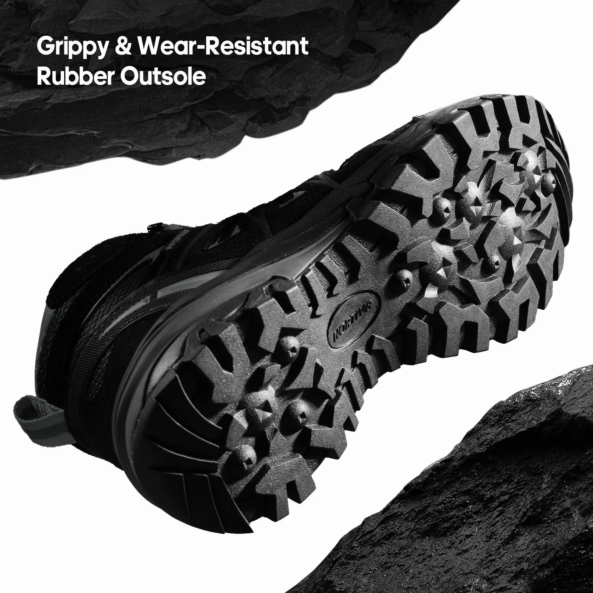 NORTIV 8 Adventurer Trekking-& Wanderhalbschuhe für Damen -Atmungsaktive Bequeme Damenstiefel