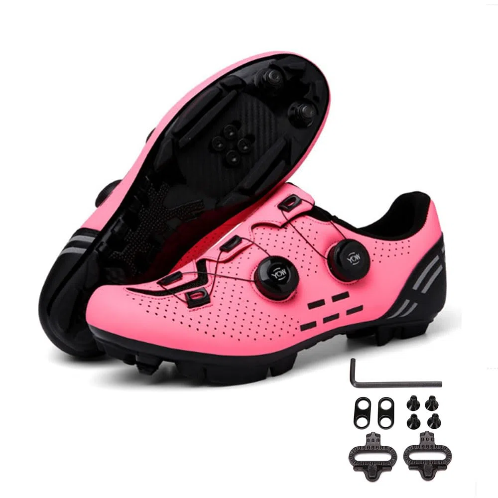 Meiju Mateju Moutntain Fahrradschuhe Herren Damen MTB Schuhe SPD Mountainbike Schuhe Unisex Atmungsaktive MTB Schuhe Radschuhe