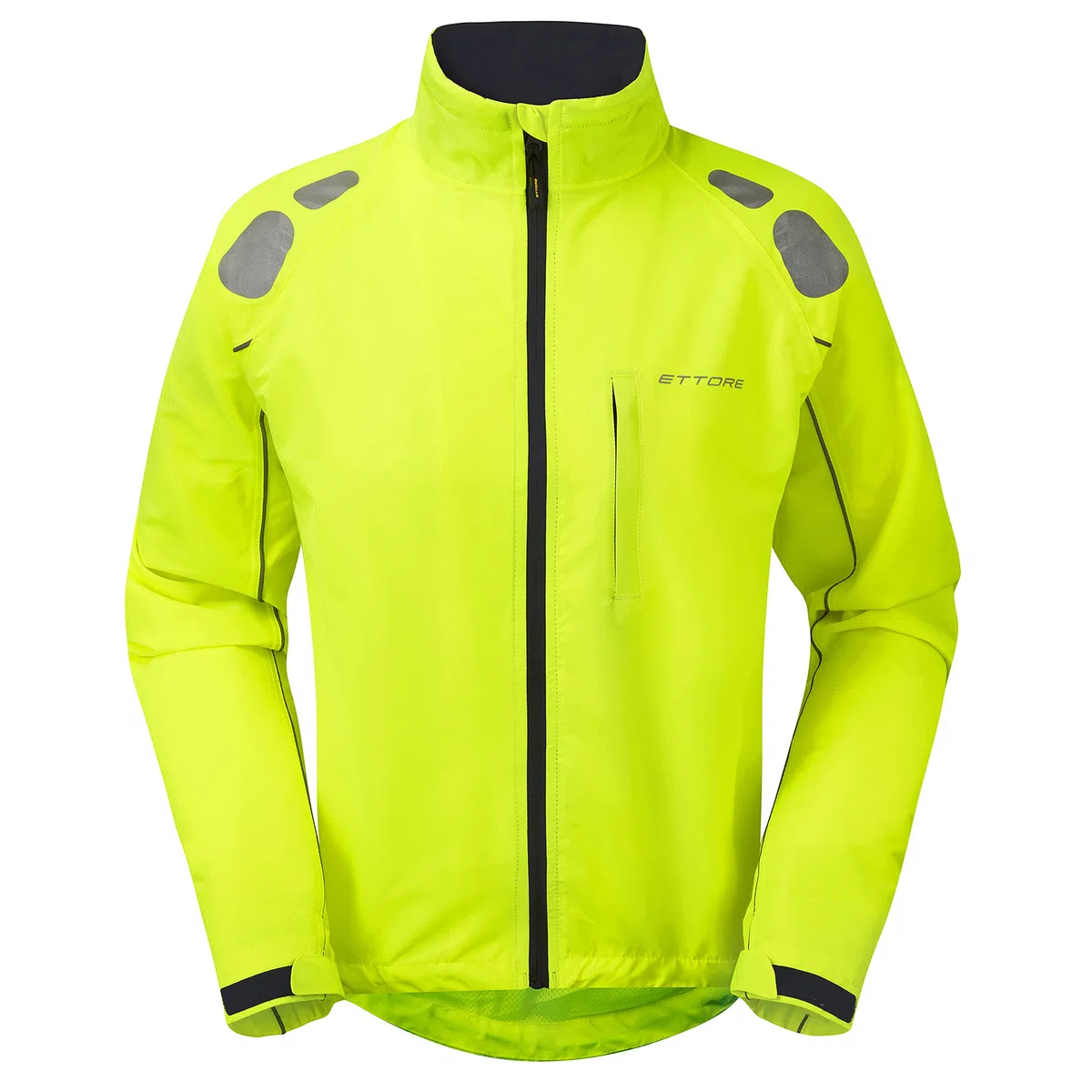 Ettore wasserdichte Atmungsaktive Herren Fahrradjacke Hohe Sichtbarkeit Hi-Vis - Night Eagle