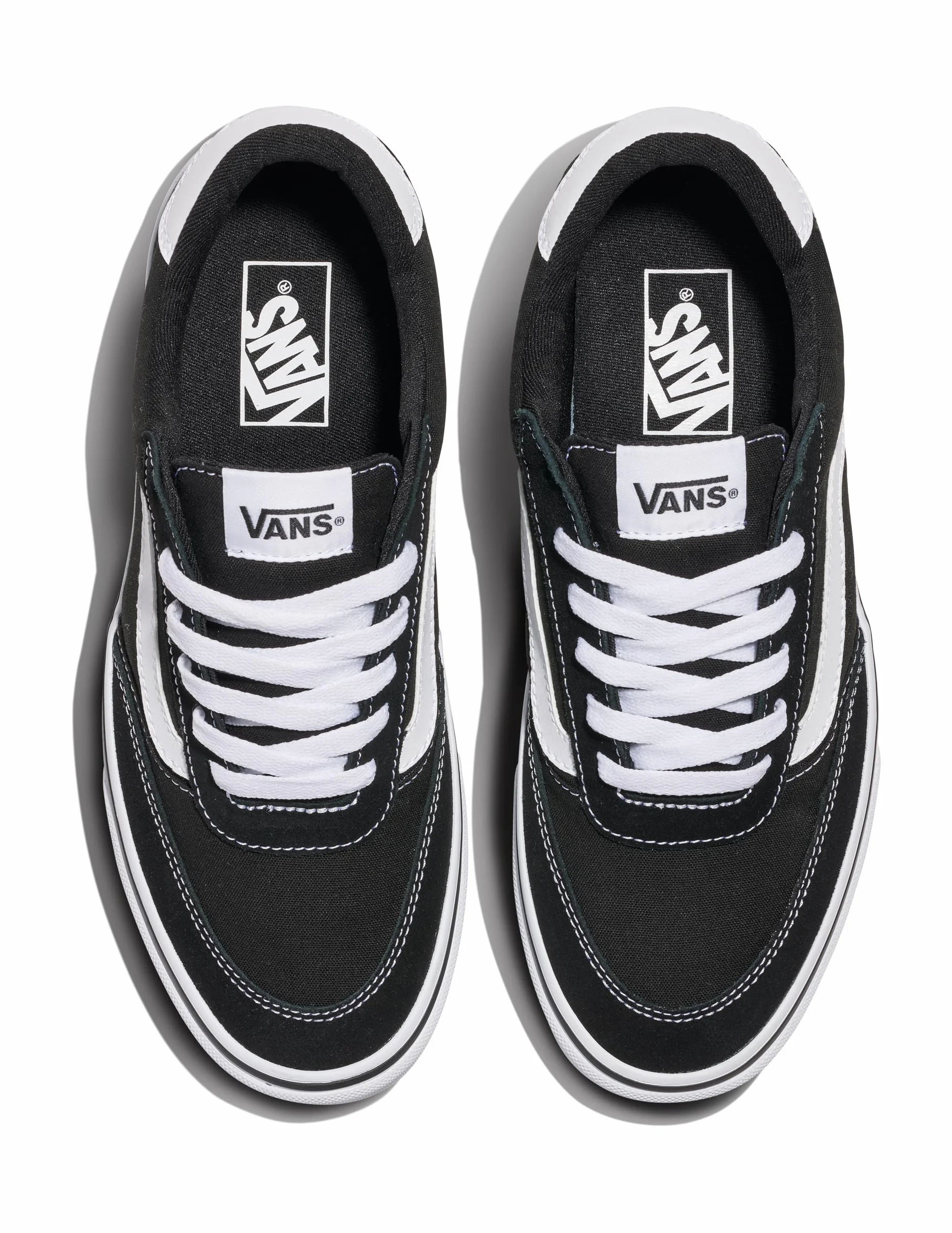 Vans Herren Turnschuhe Brooklyn Aus Wildleder, Black/Asphalt