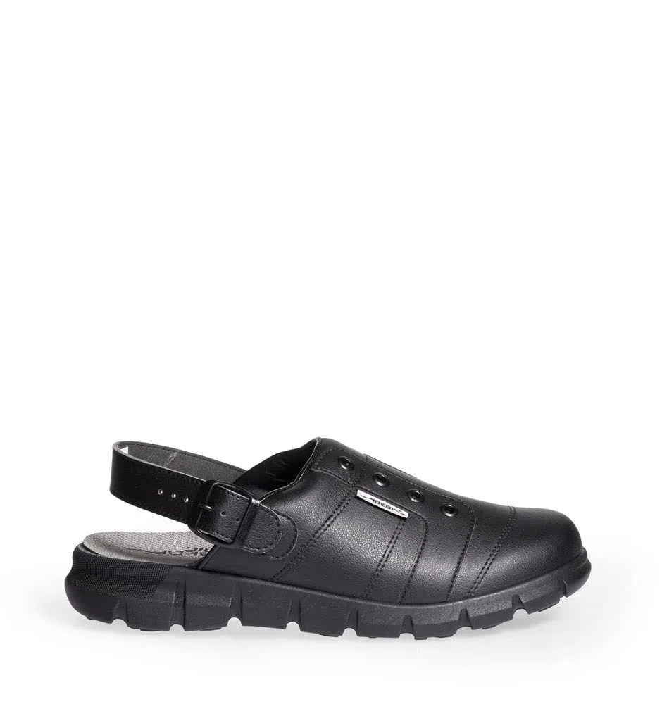 Abeba Clog 7361 - Dynamic Mikrofaser, schwarz zertifiziert