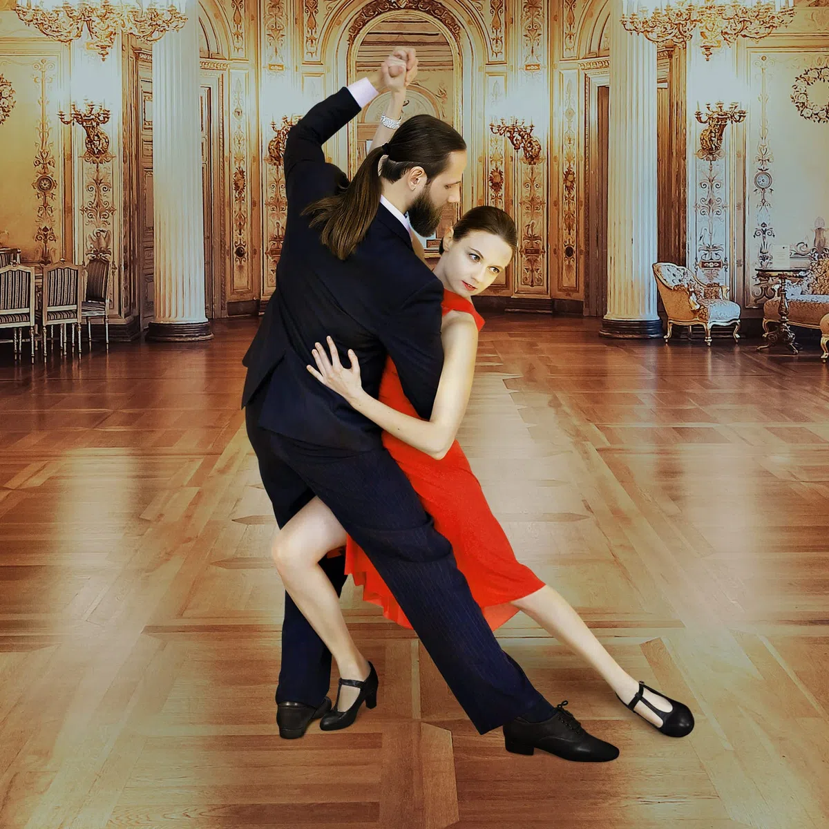 Schwarze Ballsaal-Tanzschuhe Leder Charakter Schuhe für Herren Salsa Latin Tango Dancing,