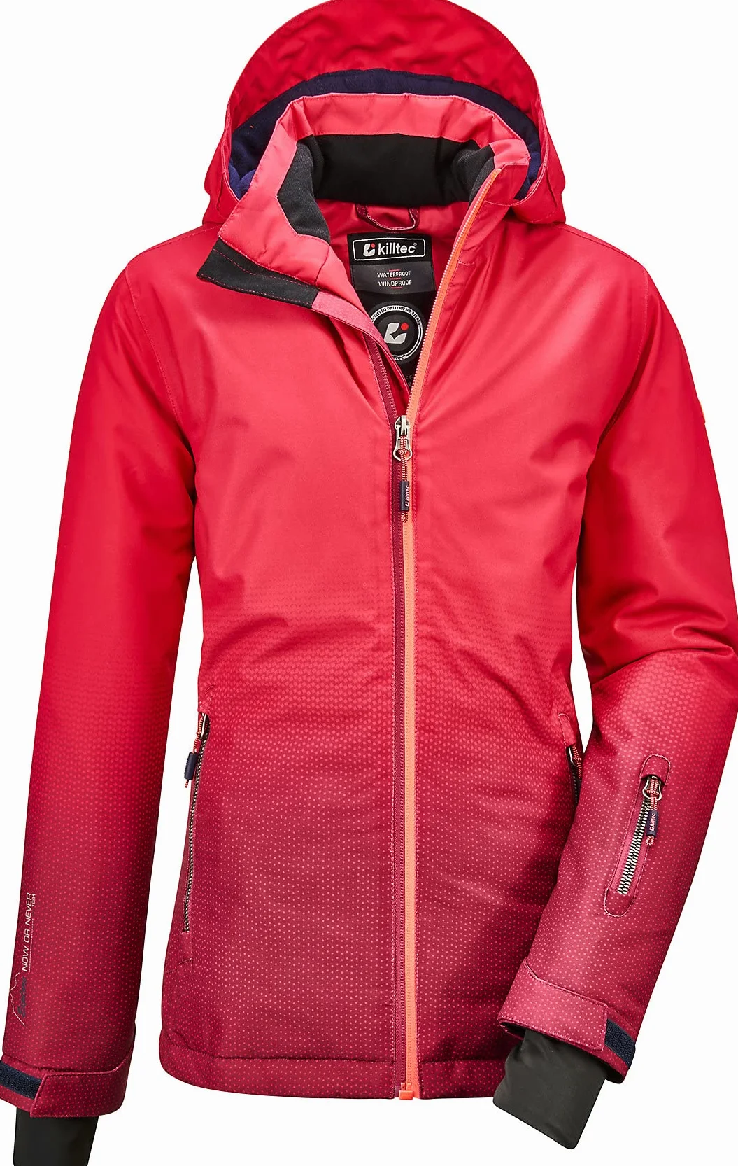 Killtec Mädchen Lynge Grls Jckt E Funktionsjacke Mit Kapuze Und Schneefang