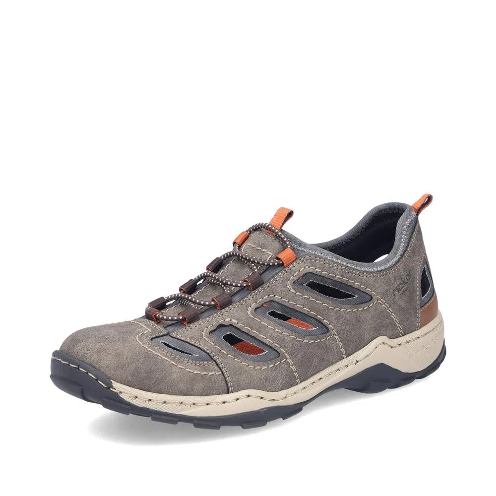 Rieker Herren Slip-On Sneaker 08065, Männer Halbschuhe